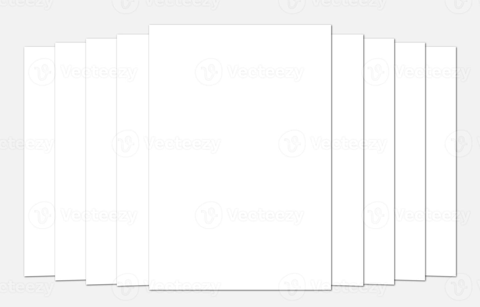 Professional invoice Lettterhead fax cover flyer or Letter blank Mockup file photo
