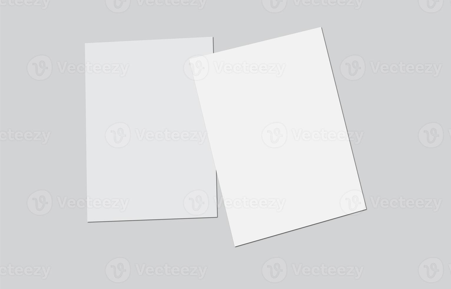 Professional invoice Lettterhead fax cover flyer or Letter blank Mockup file photo