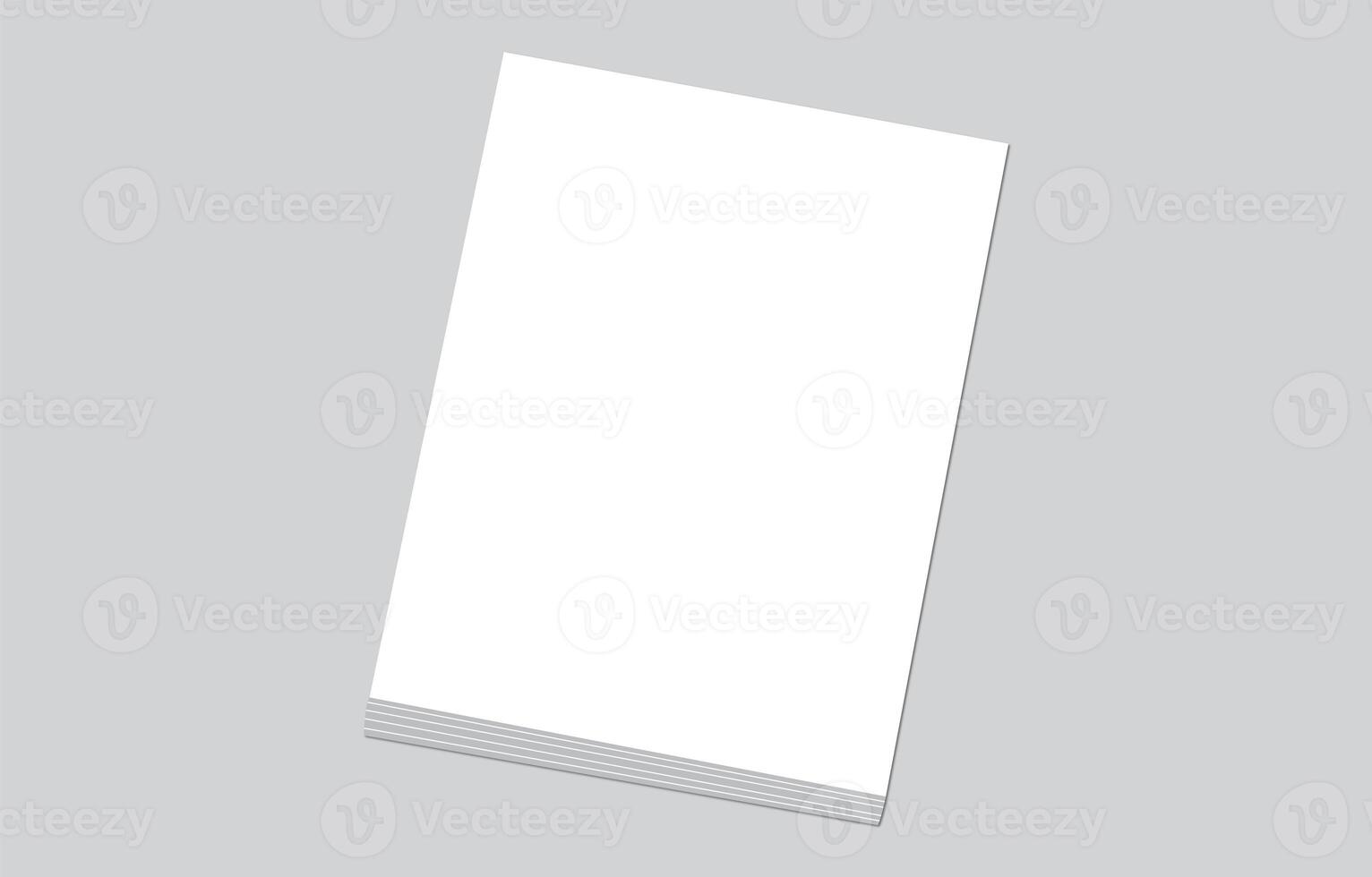Professional invoice Lettterhead fax cover flyer or Letter blank Mockup file photo