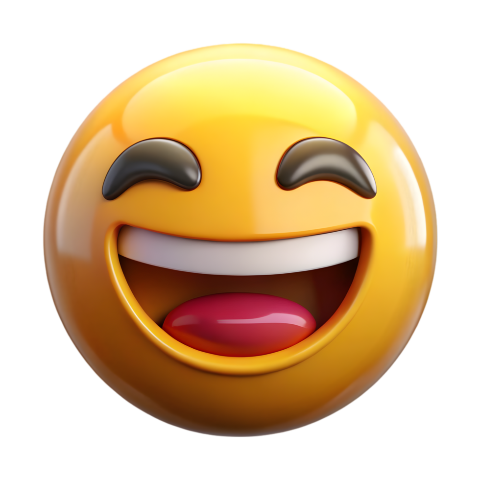 3D Cool Emoji Icon on transparent background png