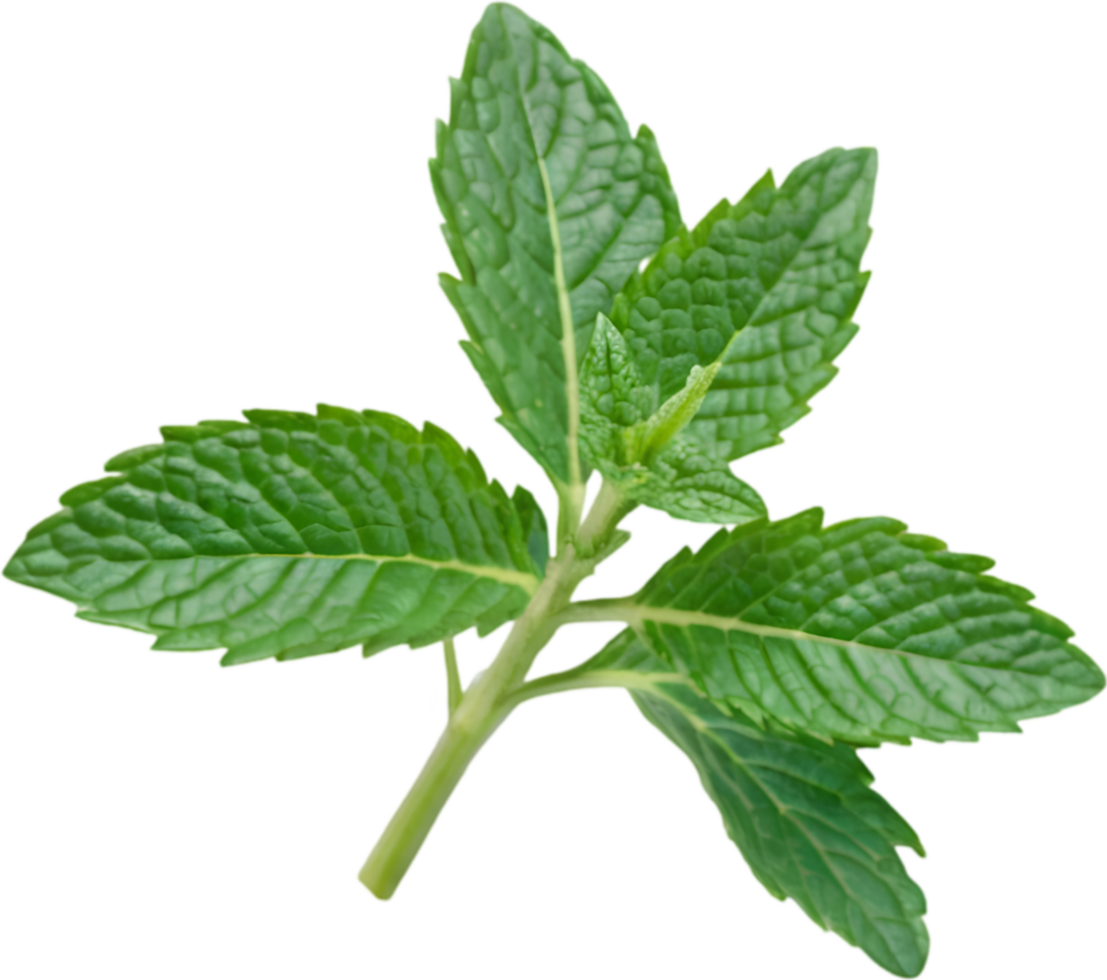 A green leaf with leaves on it png