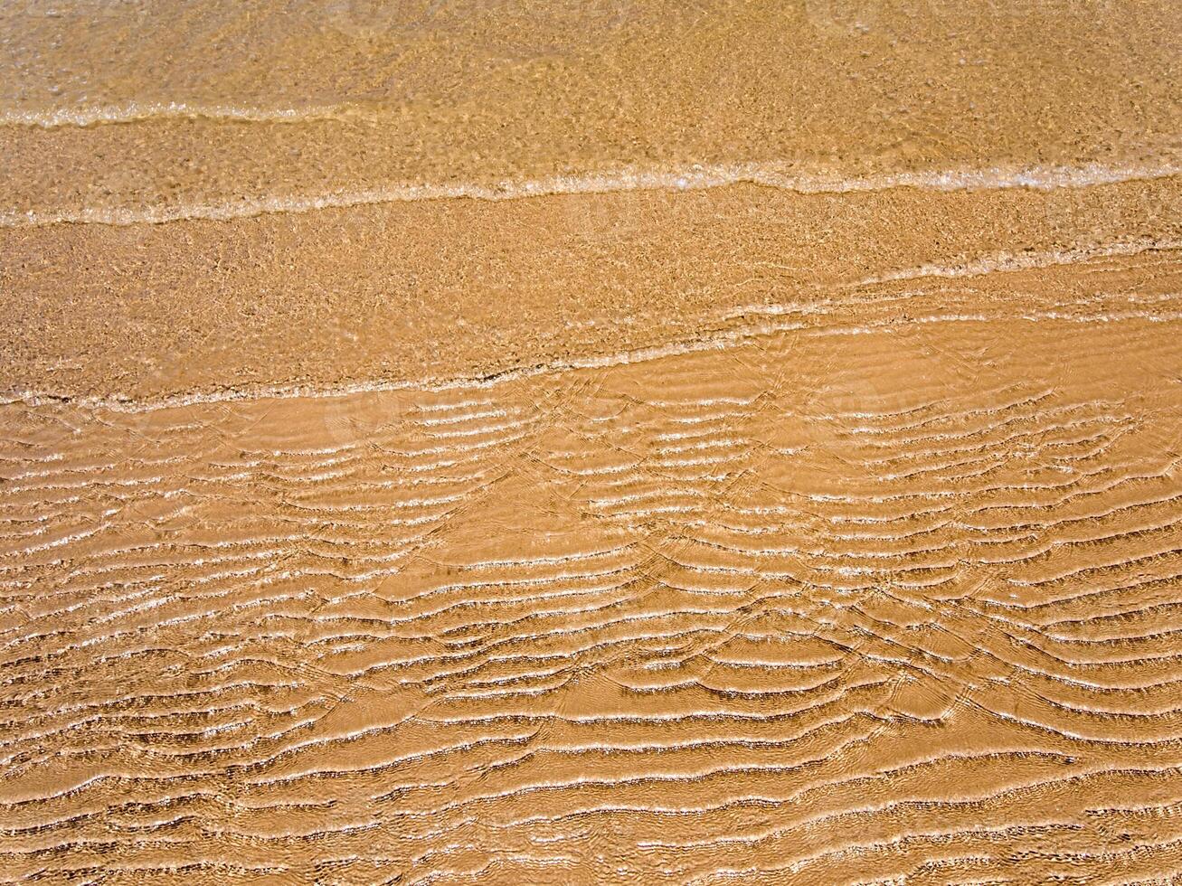 Light reflection on the surface of movement sea photo