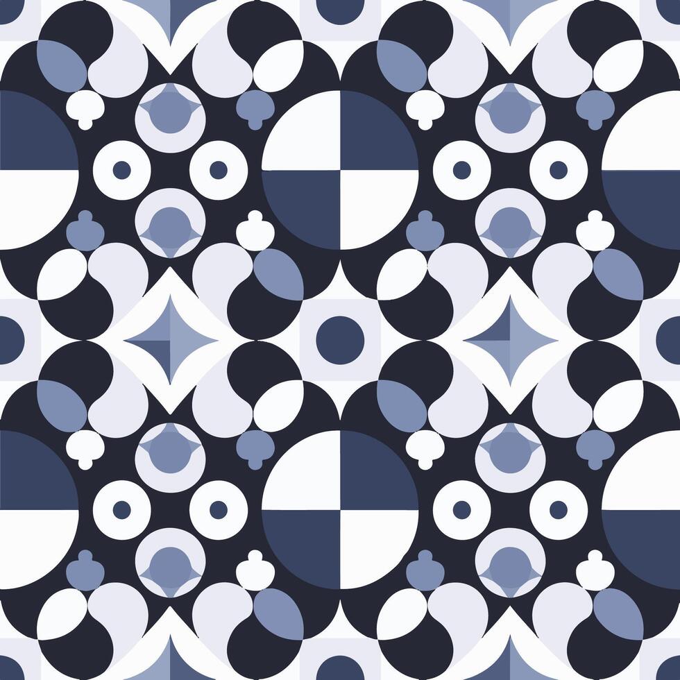 Flower Ornament Pattern Guide vector
