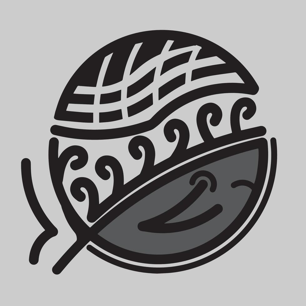 sushi logo isolated fish design, salmon fish logo sushi vector
