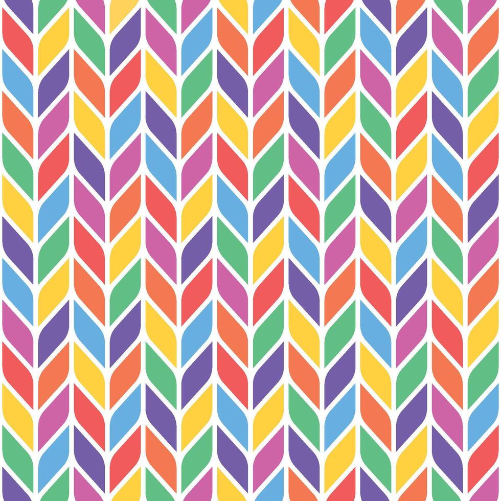 seamless pattern of colorful geometric shapes vector