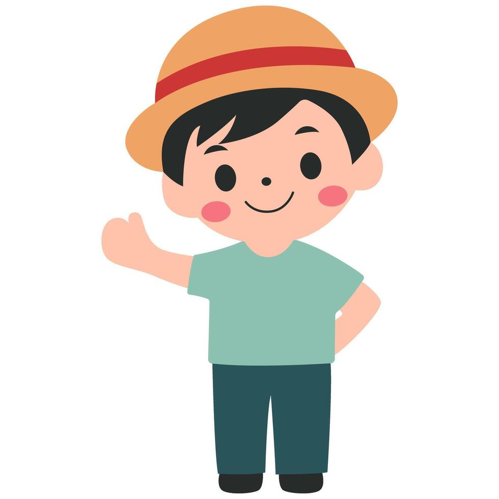 Characters Little Children in a Cute Family vector