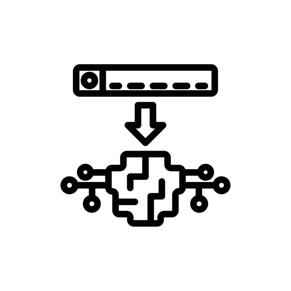 Prompt icon or logo design isolated sign symbol illustration. A collection of high quality black line style icons vector