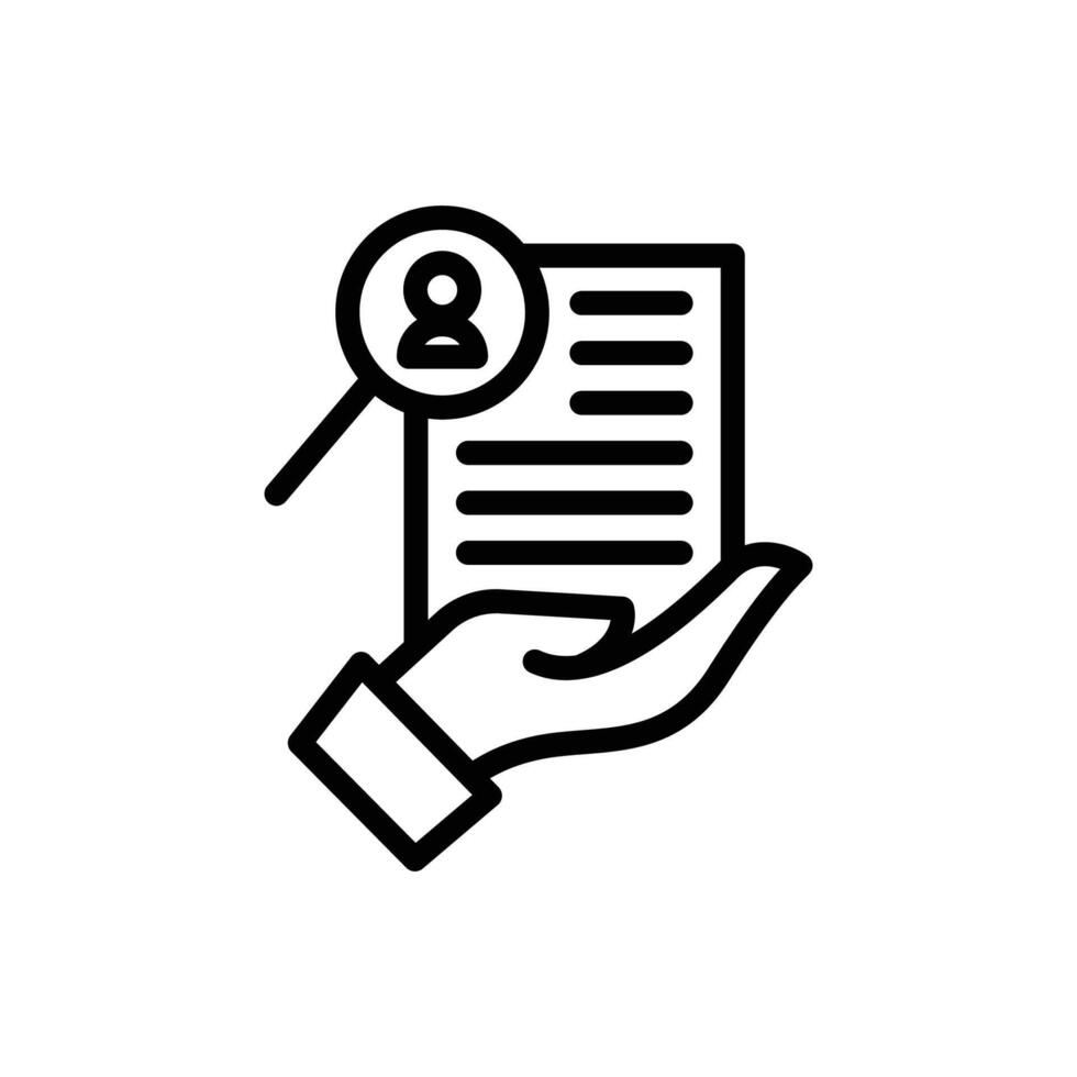 vacancy Icon icon or logo design isolated sign symbol illustration. A collection of high quality black line style icons vector
