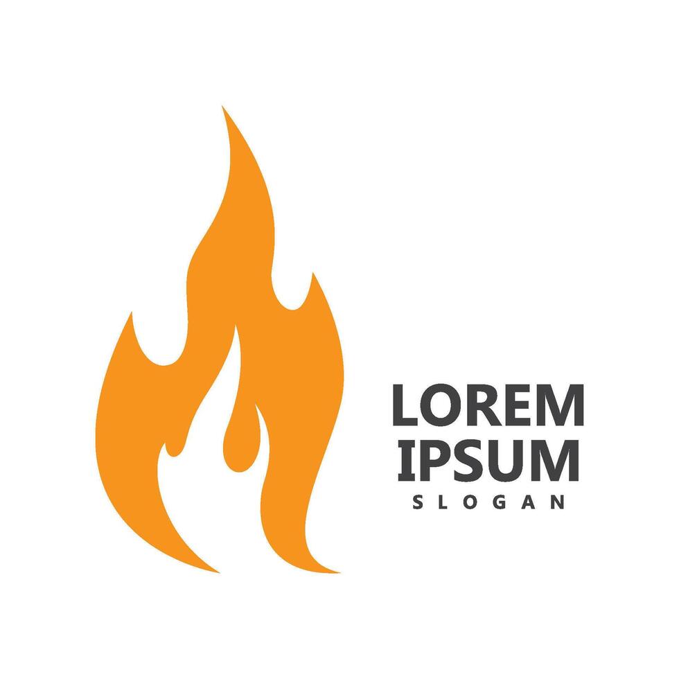 Fire logo burning and blazing vector