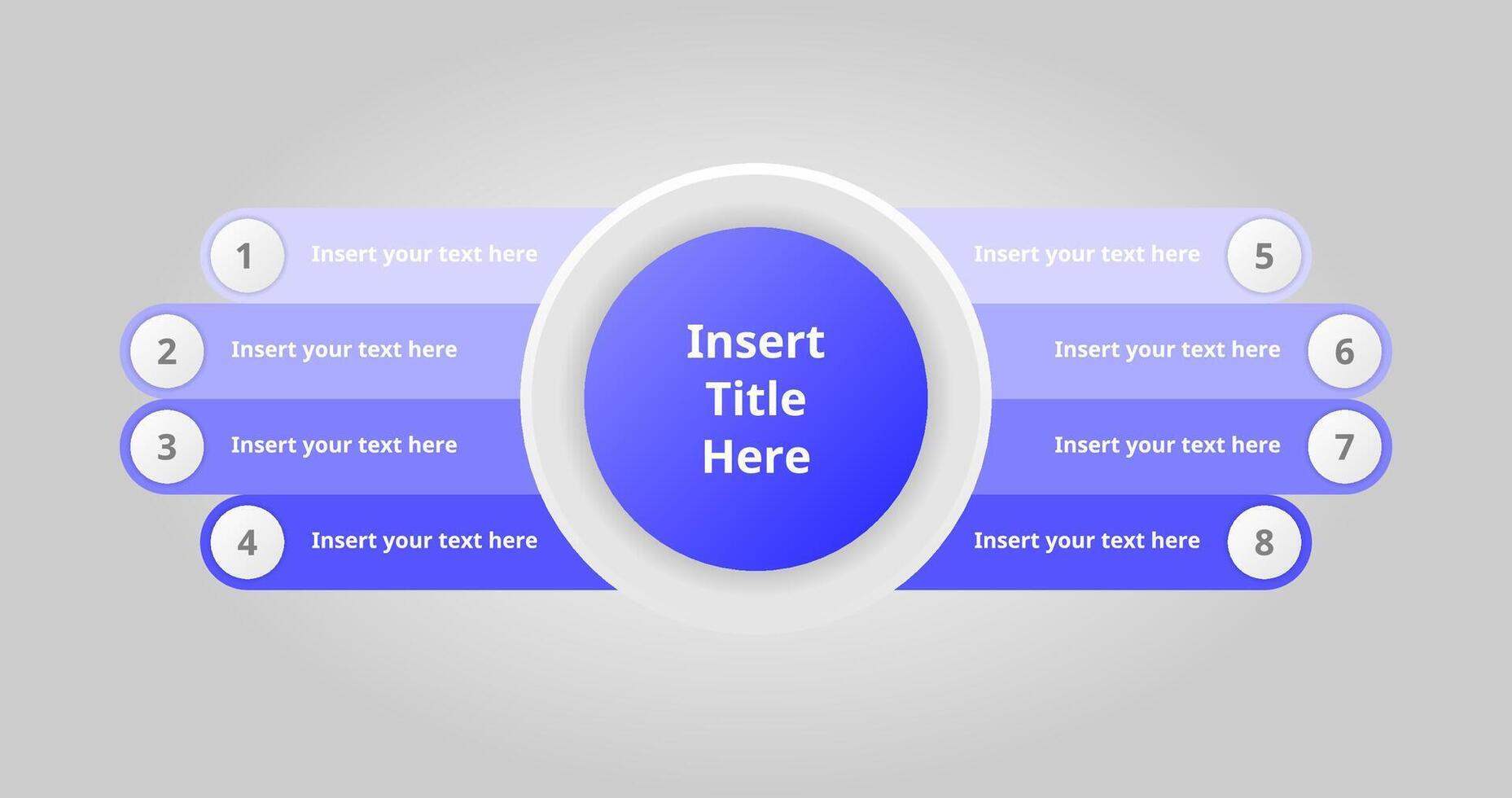 Circle Label Infographic Presentation vector