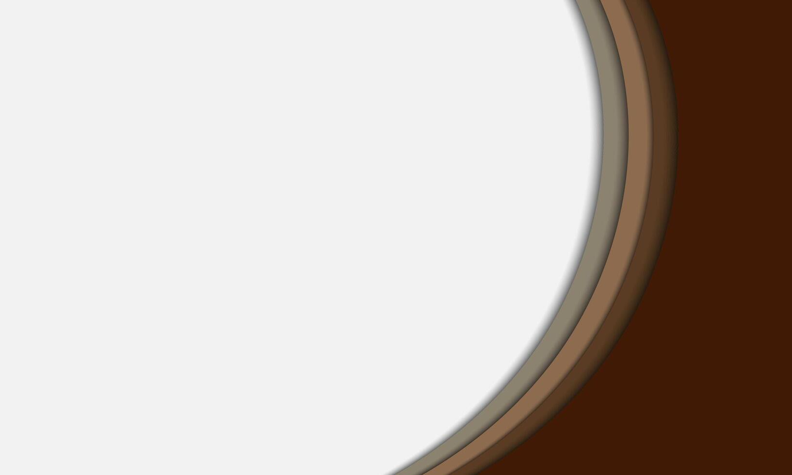 a brown and white circular mirror with a white border vector