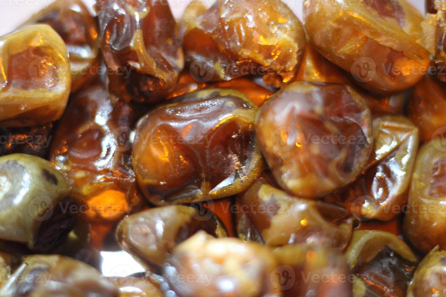 Close-up of sweet, plump dates. photo