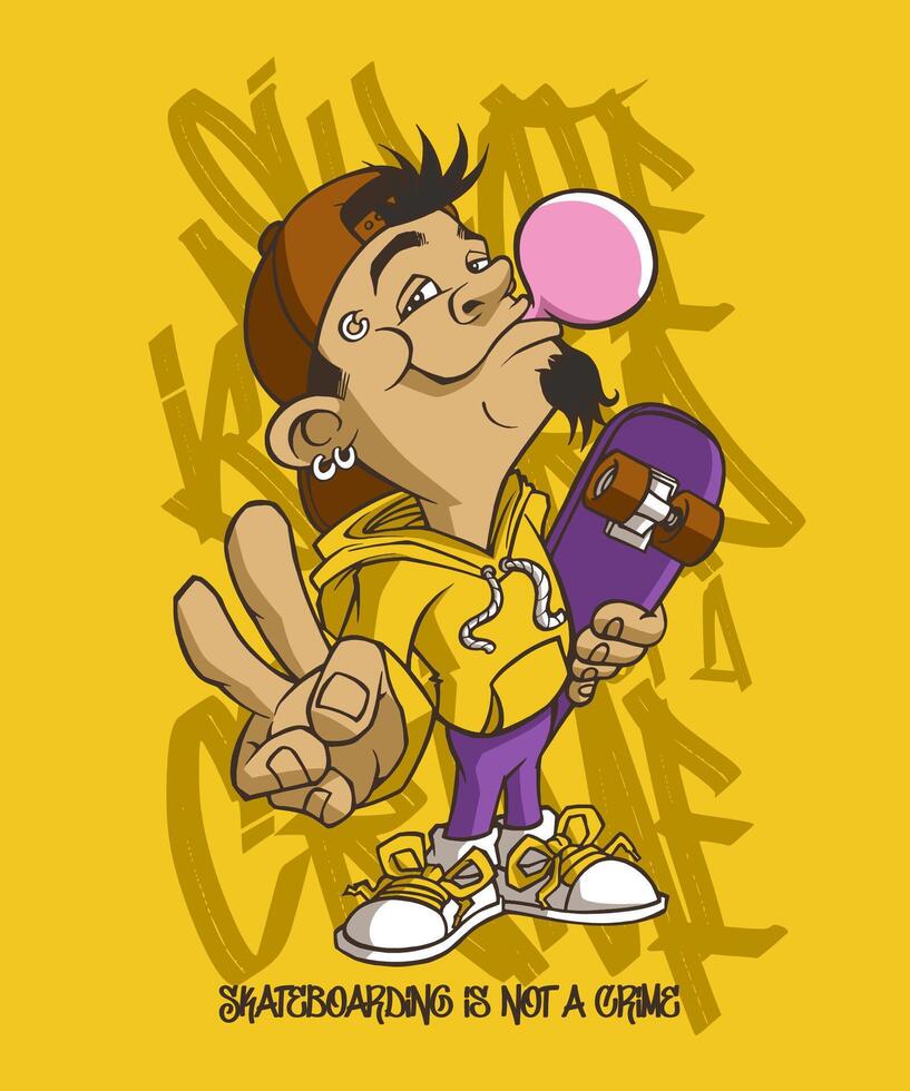 Skateboarding is not a crime vector