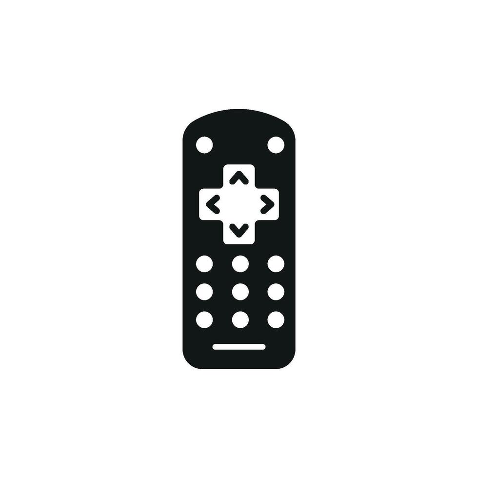 A Remote control icon with a sleek and modern design concept in a simple style vector