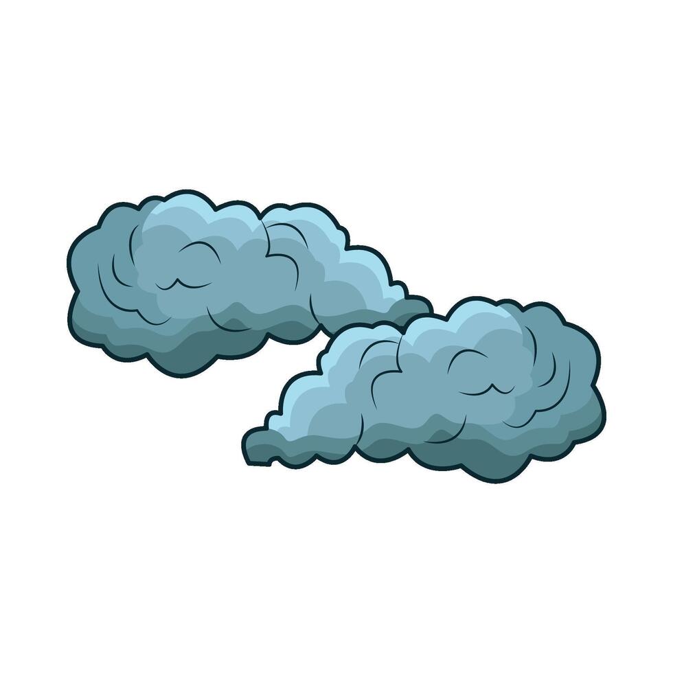 illustration of pollution vector