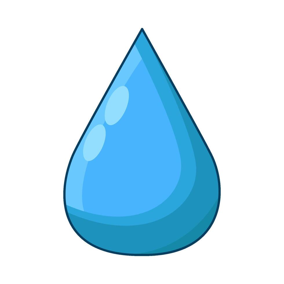 illustration of water drop vector