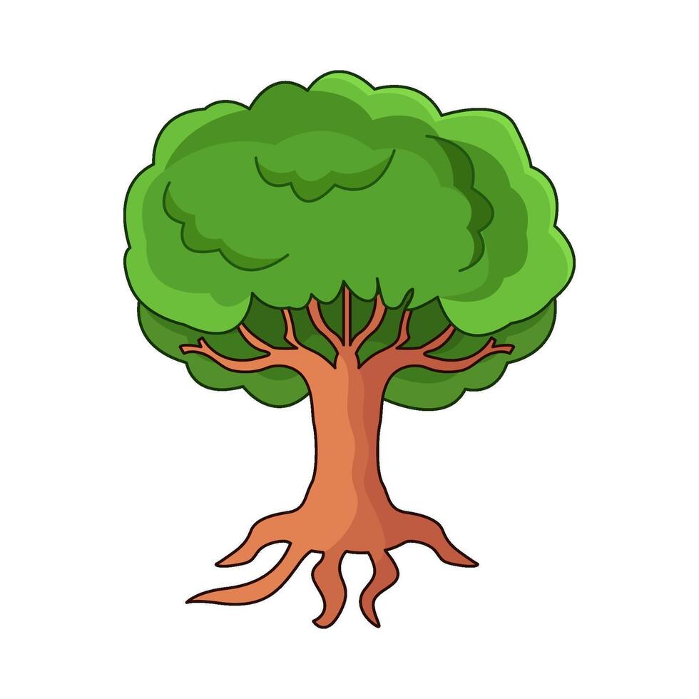 illustration of tree vector