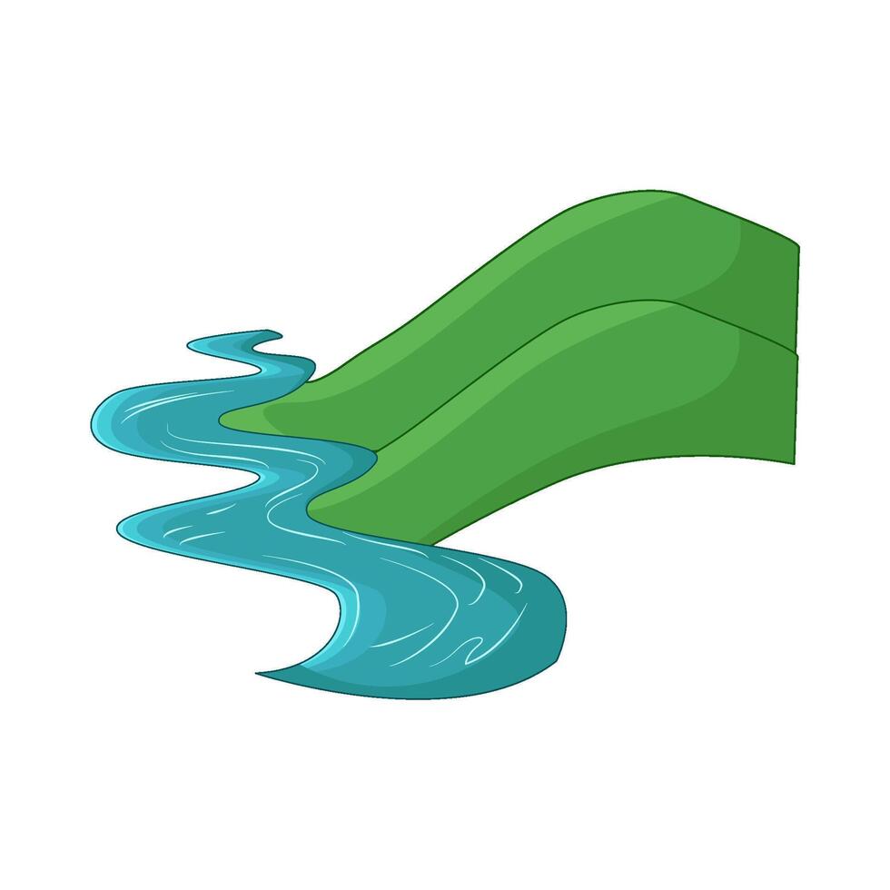illustration of river vector