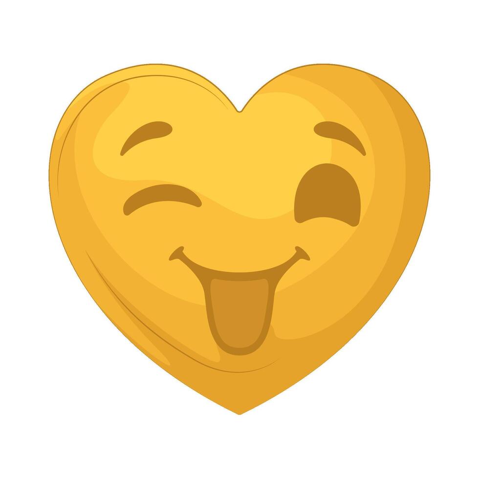 happy heart illustration vector