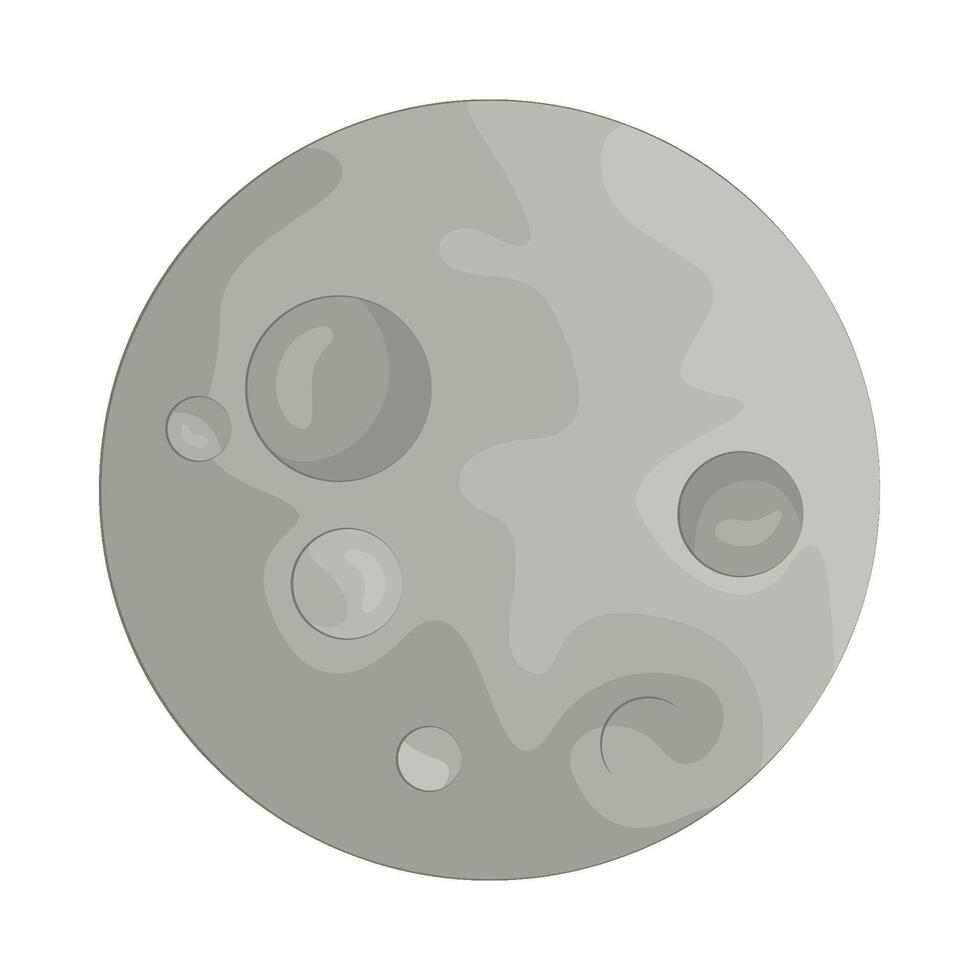 Illustration of moon vector