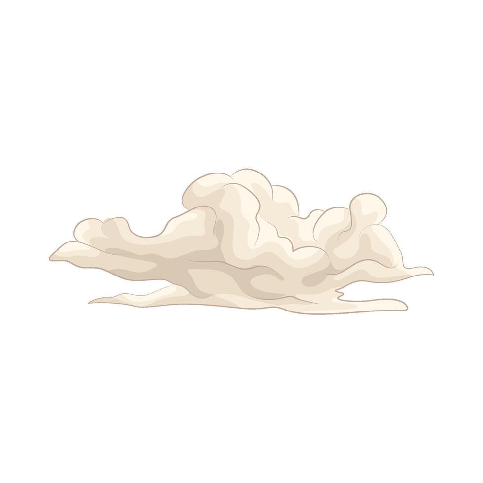 Illustration of cloud vector
