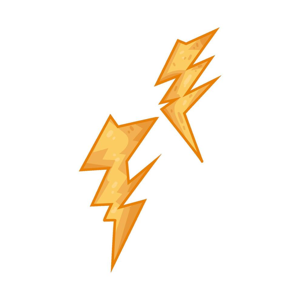 illustration of thunder vector