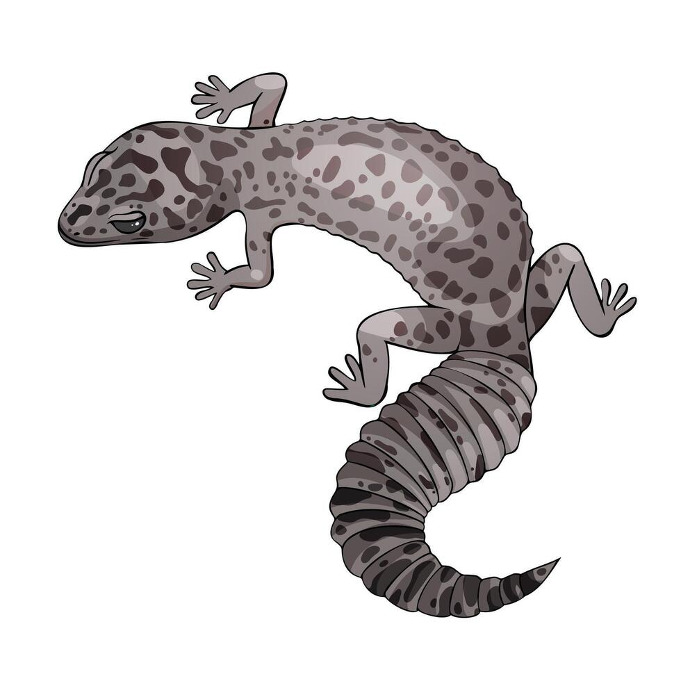Illustration of a dark eublefar vector