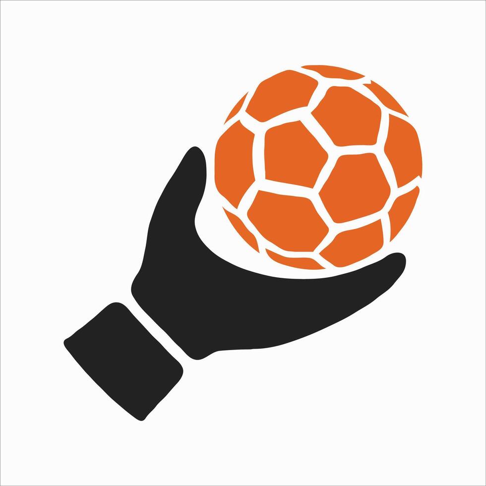 Handball Exercise Graphic Illustration vector