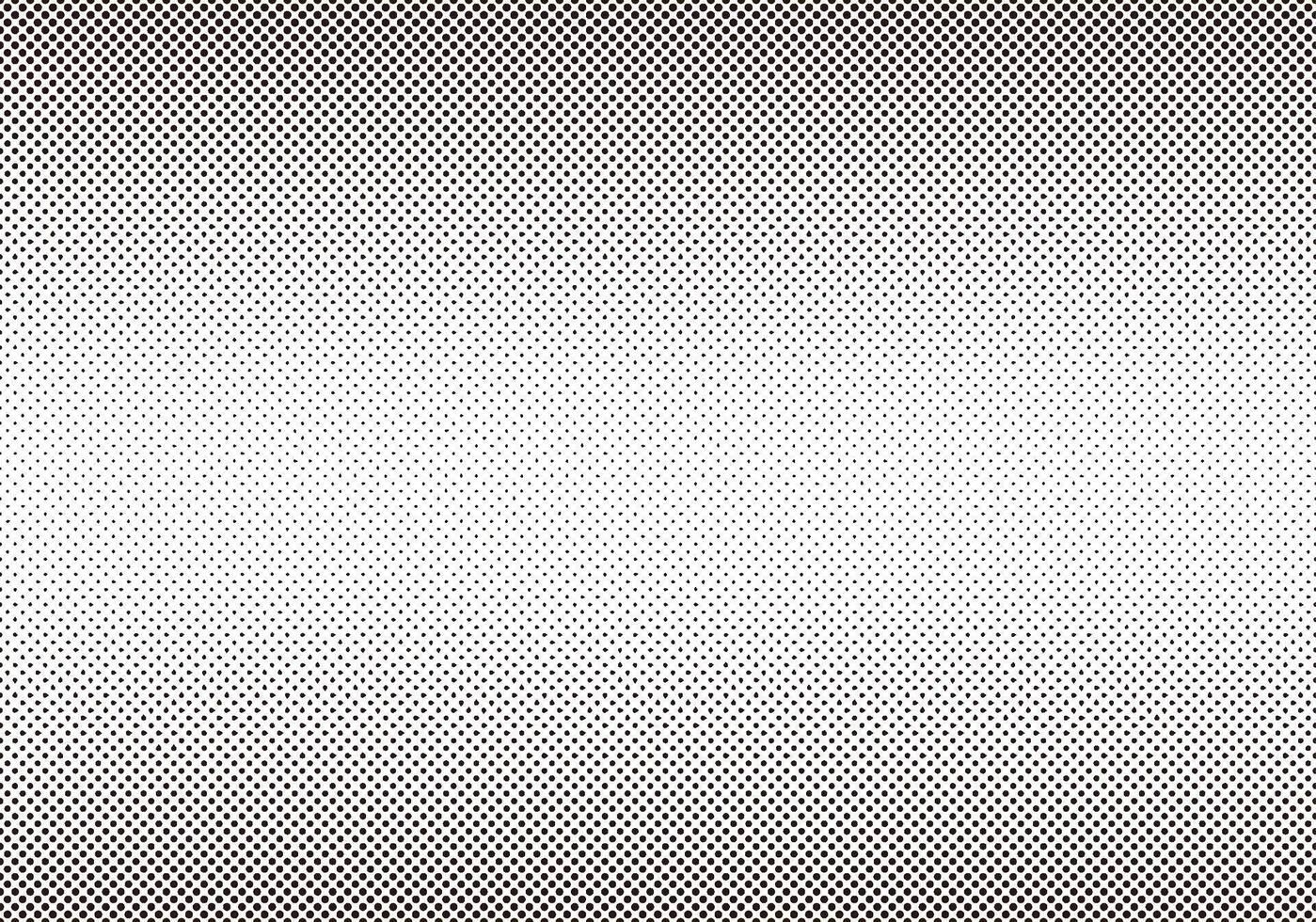 Monochrome Seamless Screen Tones On A White Background. Horizontally And Vertically Repeatable. vector