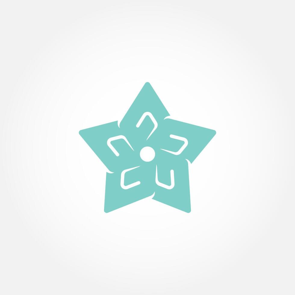 Star Abstract Logo Design vector