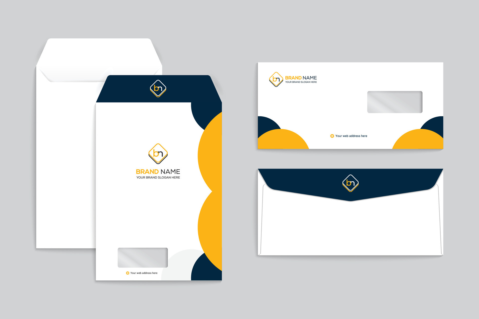 Envelope design template mockup 50100464 Vector Art at Vecteezy Envelope design template mockup 50100464 Vector Art at Vecteezy