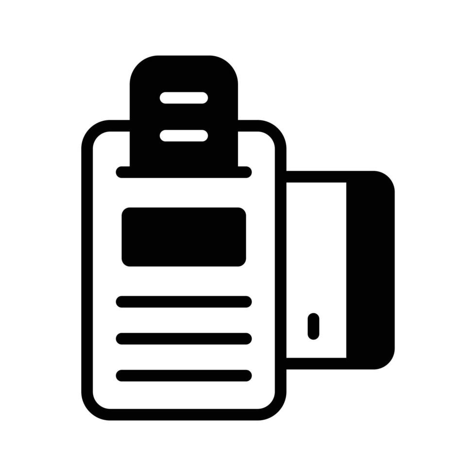 Debit machine icon for processing card payments and transactions vector