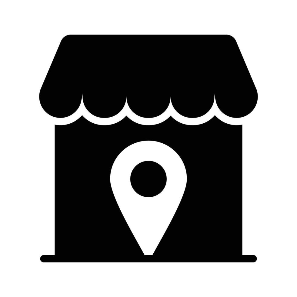 Pinpoint your store for easy access, ready to use icon vector