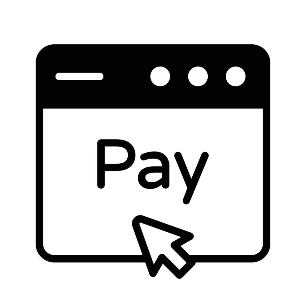Shows online payments and digital transactions, ready to use icon vector