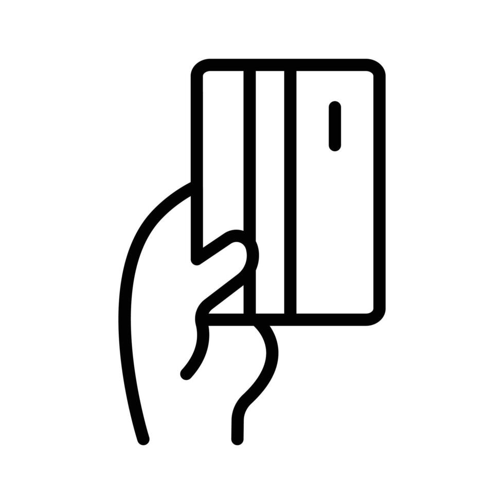 Modern card payment icon, perfect for digital wallets vector