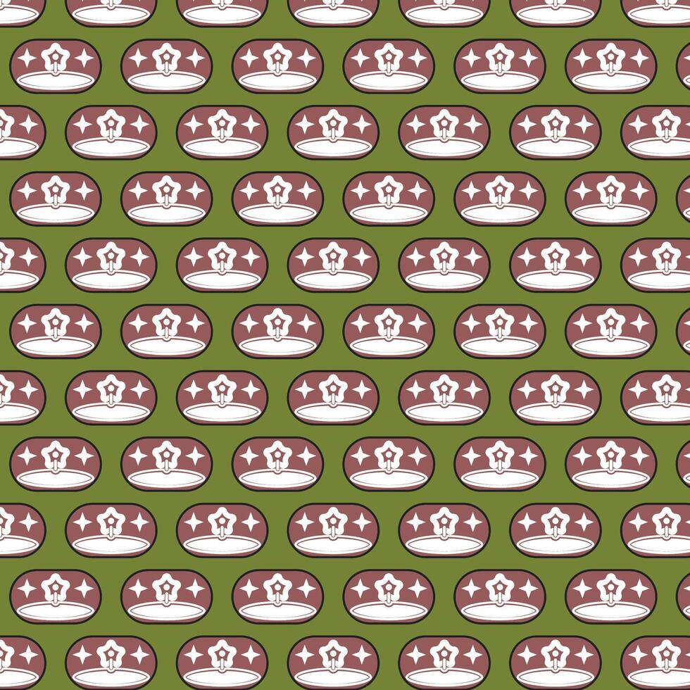 king type pattern vector