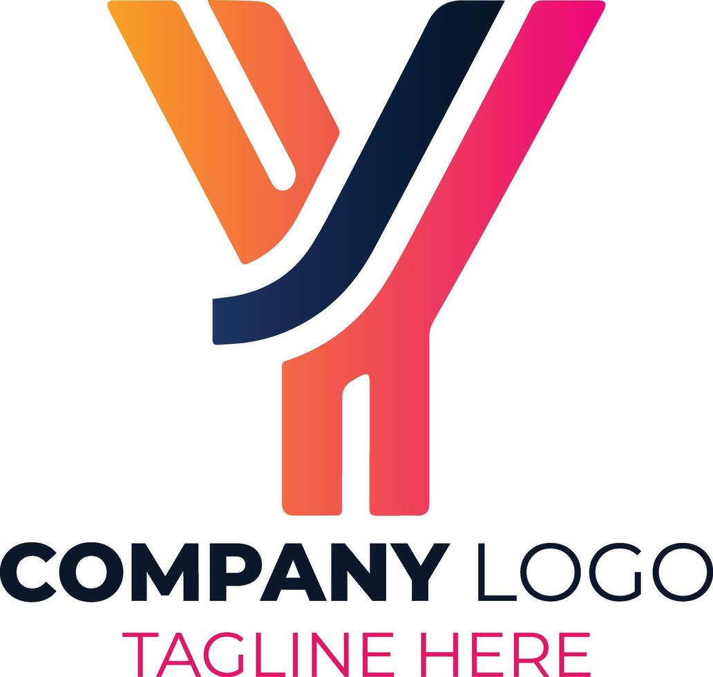 Minimalist Letter Y Logo for Business Branding Modern Monogram Icon for Start-ups and Corporate Identity vector