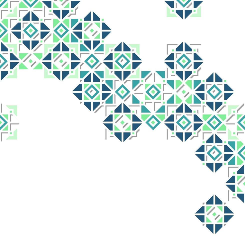 Islamic Ornament Design with Silhouette Texture and Oriental Style vector