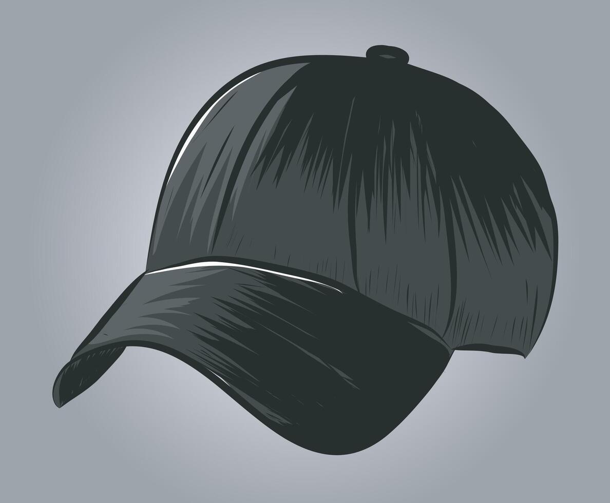 cap illustration design vector