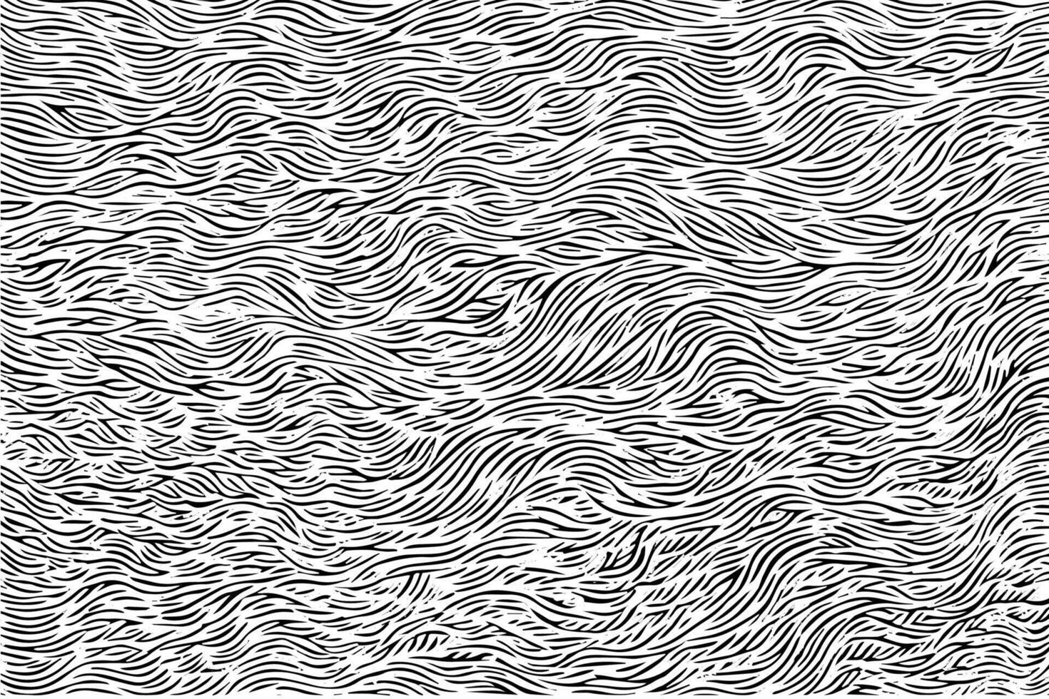 Vintage Fur Pattern Illustration of Abstract Animal Texture. vector