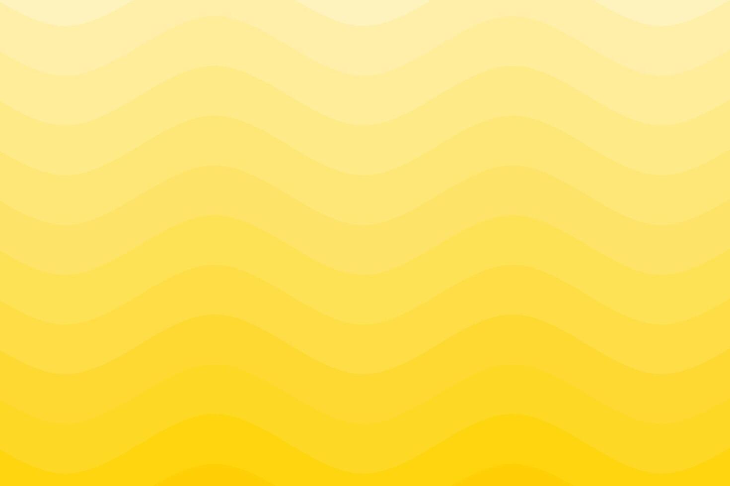 Yellow gradient wave pattern for background. vector
