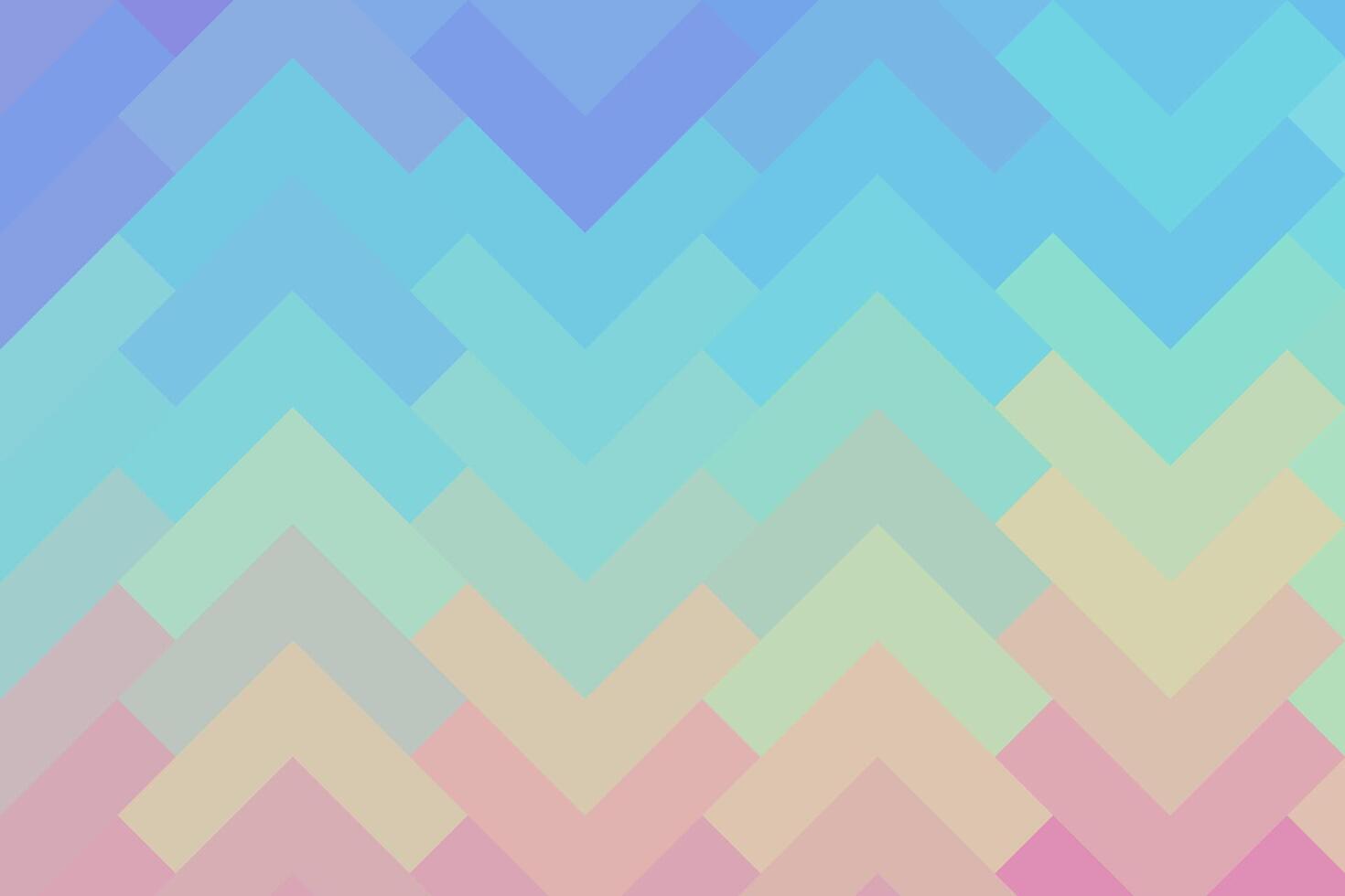Pastel mosaic arrow tile pattern for background. Geometric abstract pixel background. vector