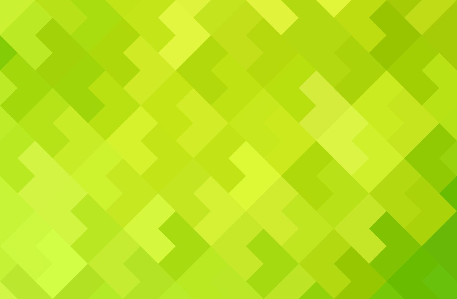 Green mosaic arrow tile pattern for background. Geometric abstract pixel background. vector