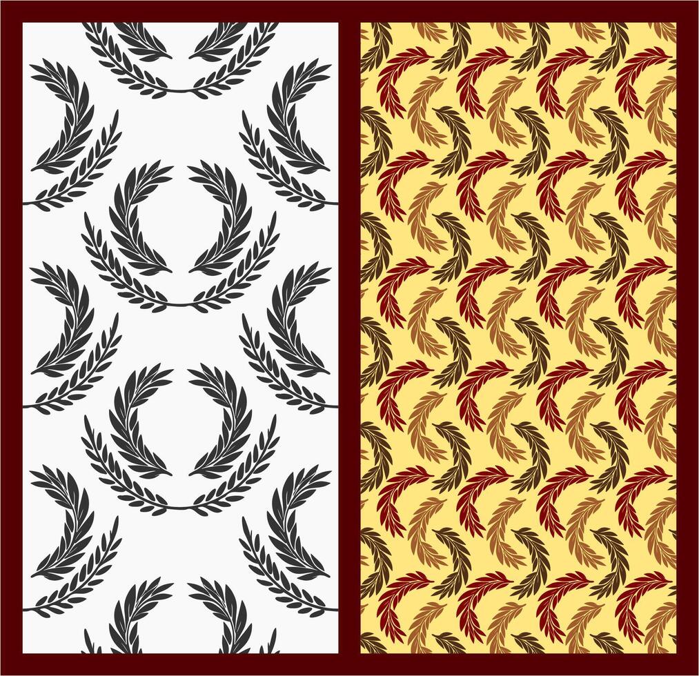 a collection of seamless patterns with a wing theme with various types of unique and interesting formations. Suitable for printing on fabric, paper and various media vector