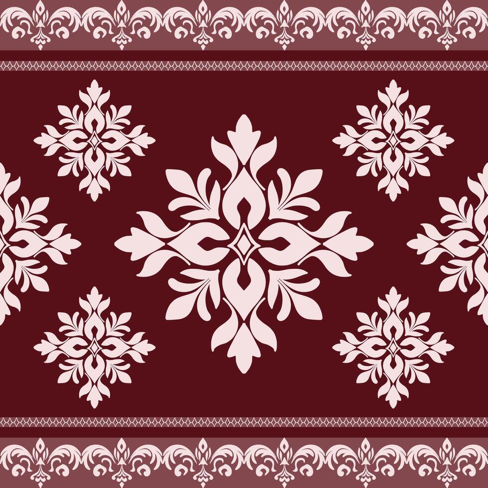 Damask pattern, damask ornament design for wallpapers, textile, wrapping, carpet, clothing, blanket, walls, tiles. vector