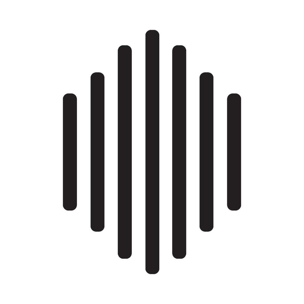 vertical line icon illustration design template vector