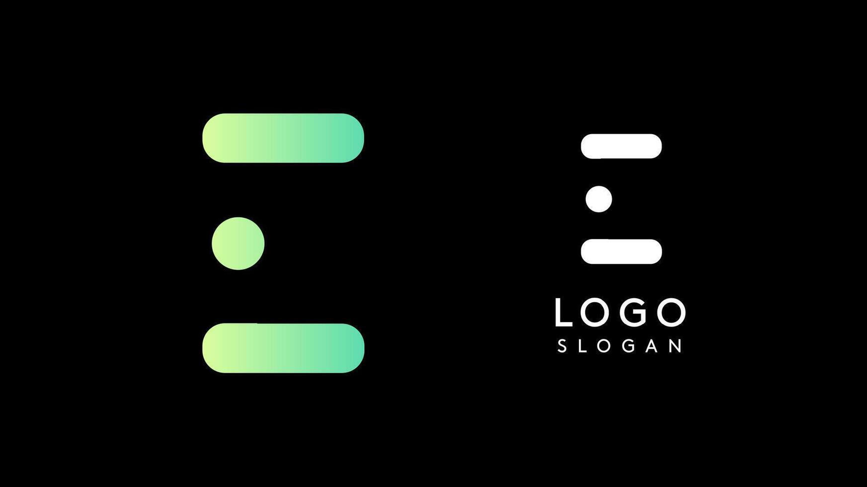 Minimalist geometric letter E, bold rounded icon style, futuristic cyber logotype for digital tech branding, EDM event, modern science and sci-fi technology identity. illustration vector