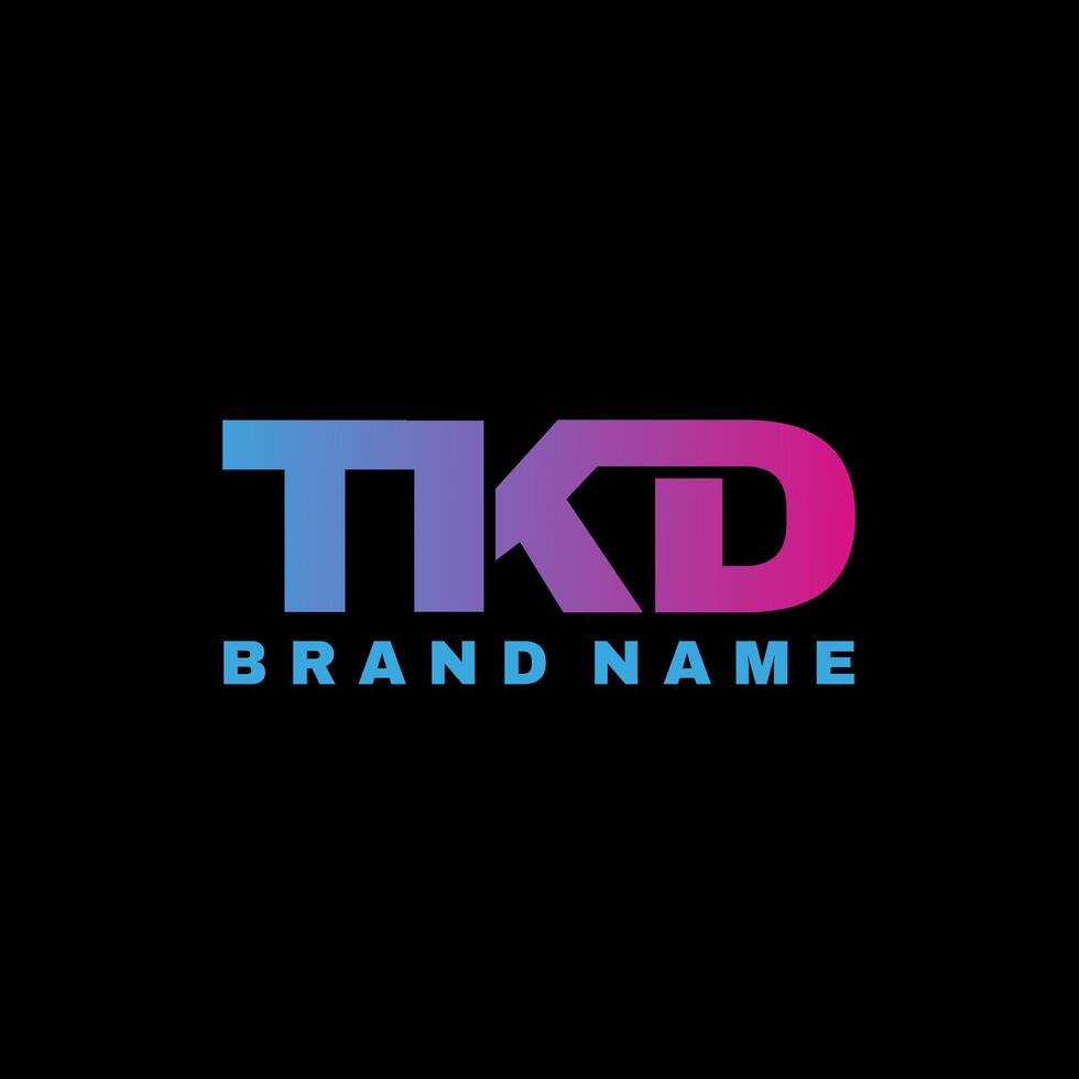 TKD gradient illustration of an background vector