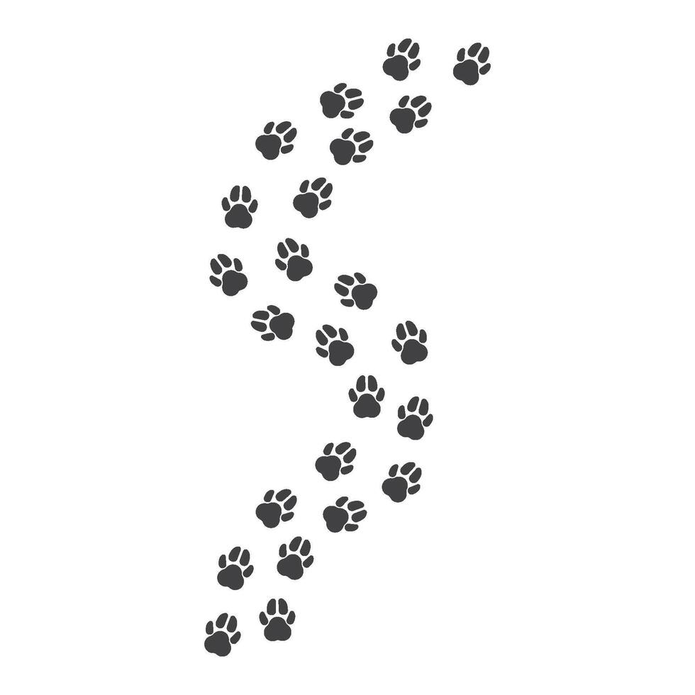 paw icon of pet illustration design vector