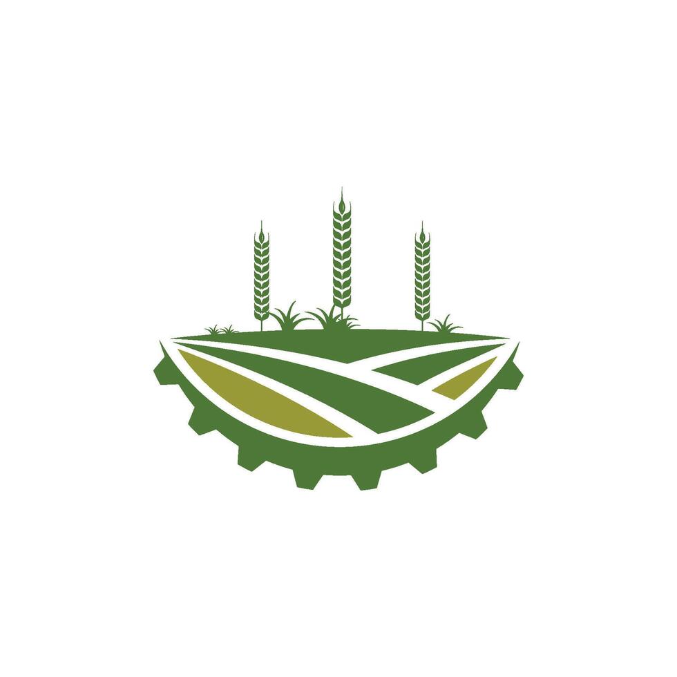 agriculture farm icon logo vector